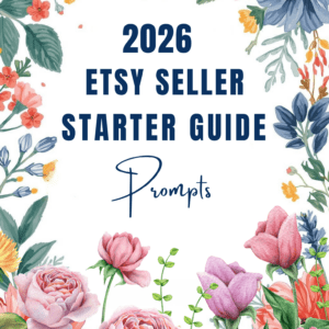 Etsy Seller Workbook and Starter Guide plus Bonus Book Etsy Profits